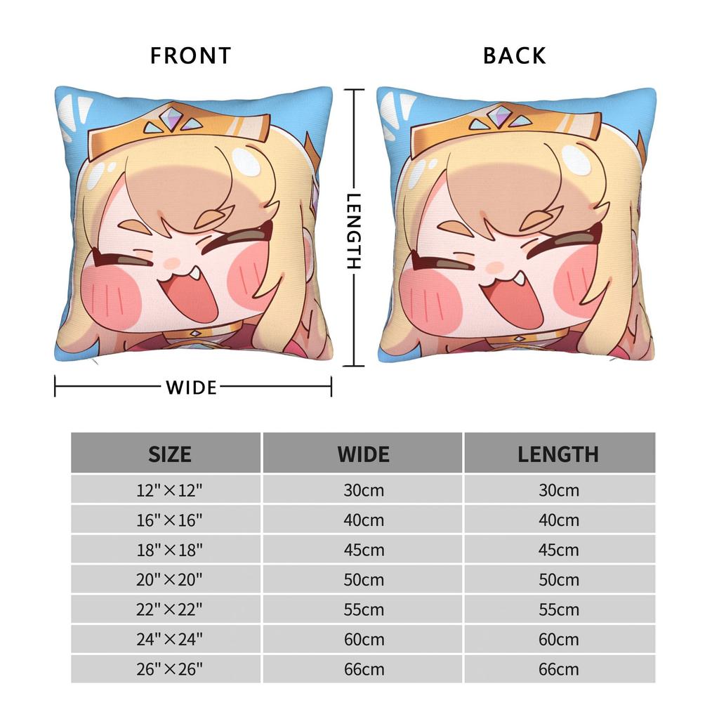 Kawaii Gaming T-Trickcals Pillowcases Novelty Pillow Case For Sofa Couch Bed Living Room Print Pillow Cover
