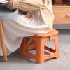 1 складной стул-табурет, утолщенный и портативный, легкий пластиковый табурет, подходящий для домашних ванных комнат и использования на открытом воздухе