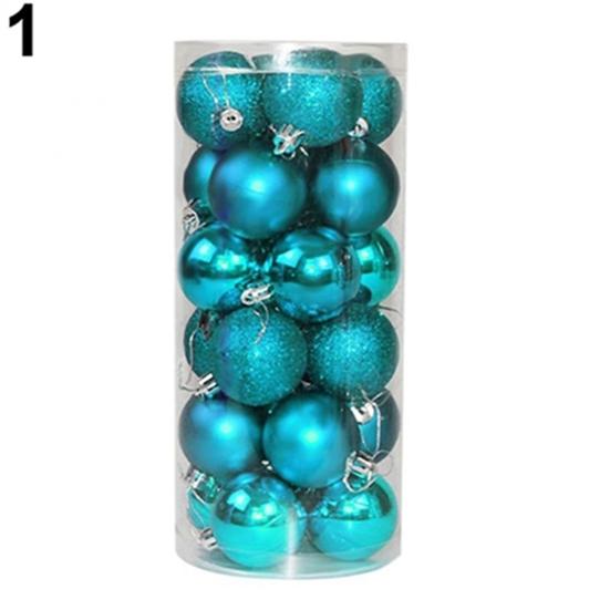 24шт круглые елочные украшения висячие украшения для дома и вечеринки шары безделушки