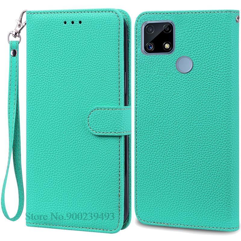Чехол RealmeC25 C25 s C25 Y, силиконовый кожаный чехол-кошелек для OPPO Realme C25, чехол C25S Fundas для Realme C25Y, чехол Fundas