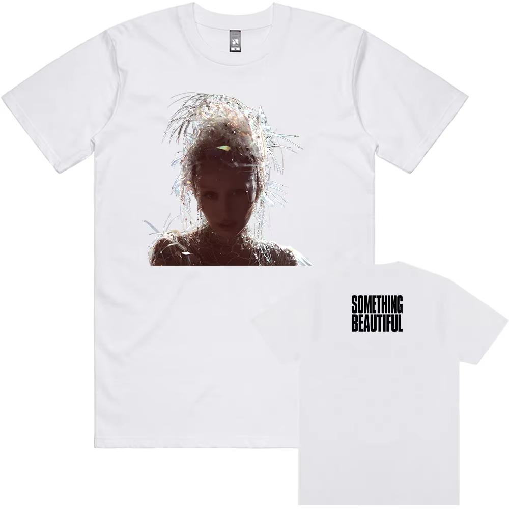 2025 Something Beautiful Album 2025 New Tshirts Miley Cyrus Singer Graphic Tshirt Cotton Round Neck Women Unisex T Shirt Streetwea
