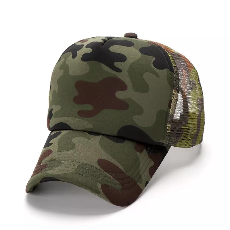 OEM 5 Panel Sport Cap Gorras Foam Mesh Trucker Hat Custom Logo Design Pattern 3D Embroidery Sublimation Print Promotional Hat