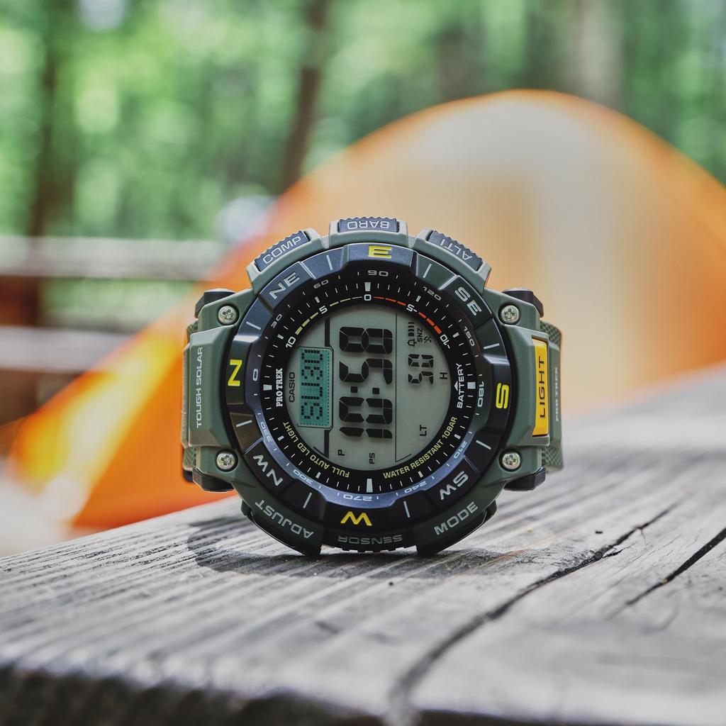 Часы Protrek Climber Line Solar Biomass Plastic Khaki [Casio] [] PRG-340-3JF Мужские