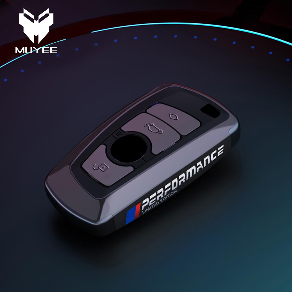 Car Remote Key Case Cover Holder Shell Bag Fob For BMW F20 F30 F31 F34 F10 F11 F25 I3 M3 M4 F15 F16 3 5 Series GT Accessories