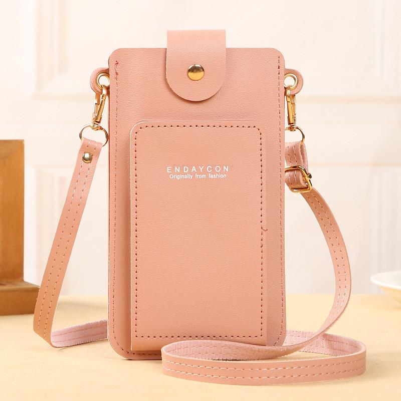 Stylish And Simple Single-shoulder Small Bag For Women Pu Leather Zipper Closure Card Slot Wholesale