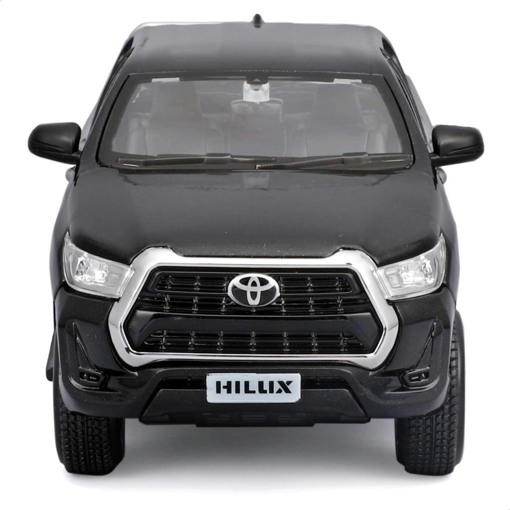 Maisto 1/27 Scale Toyota Hilux Black / Diecast Model Car, Finished Product, 32920 BK