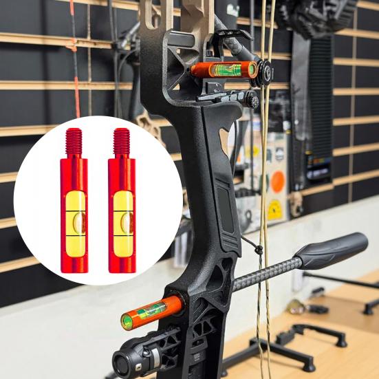 1/2 шт. Berger Hole Уровень для лука Легкий Арчери Прицелы для блочного лука Полка Инструмент для настройки уровня Универсальный Вкручивающийся уровень для лука Аксессуар для стрельбы из лука