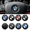 KYLZ4 1 шт. 45 мм Наклейка-эмблема на руль автомобиля Авто-стайлинг Для BMW M3 M4 M5 E36 E39 E87 E90 E53 F07 F34 F44 G20 G30 FXPT-BMW