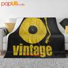 Винниловый DJ Музыка Классическая Коллекционер Пластинок Проигрыватель Technics 1200 Ультра-Мягкое Одеяло Стеганое Зимнее Покрытие для Дивана Покрывала для Кровати
