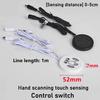 Penetrable 25mm Wood Panel Wireless Touch Sensor LED Light Switch Control 12V 24V 60W Hand Sweep Control Dimmable Touch Dimmer