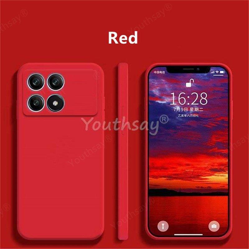 Для Poco F6 Pro Чехол Для Xiaomi Poco F6 F5 Pro Чехол Fundas Coque Оригинальный жидкий силикон Мягкий TPU Телефон Бампер Poco F6 Pro