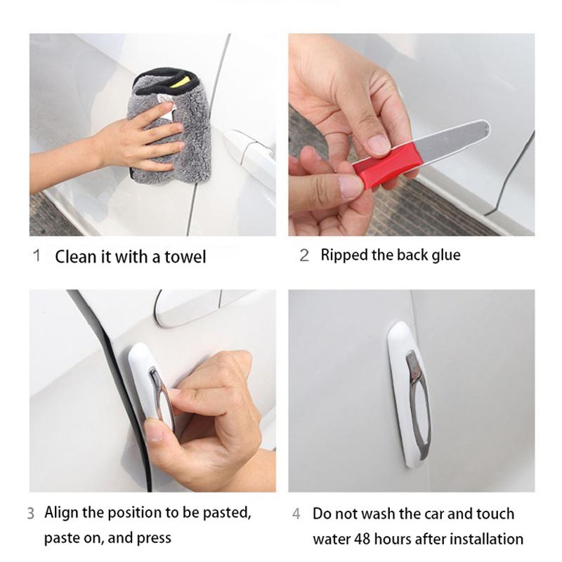 2025 Горячие 4 шт. Защитная полоса для двери автомобиля Защита от царапин для Mercedes Benz W212 W204 W211W168 W213 W205 W169 W210 W124