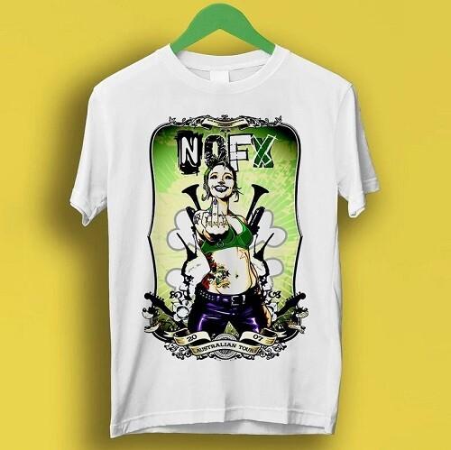 Nofx Australian Tour 2007 Punk Rock Music Gift Tee T Shirt P3250 Unisex T-Shirt