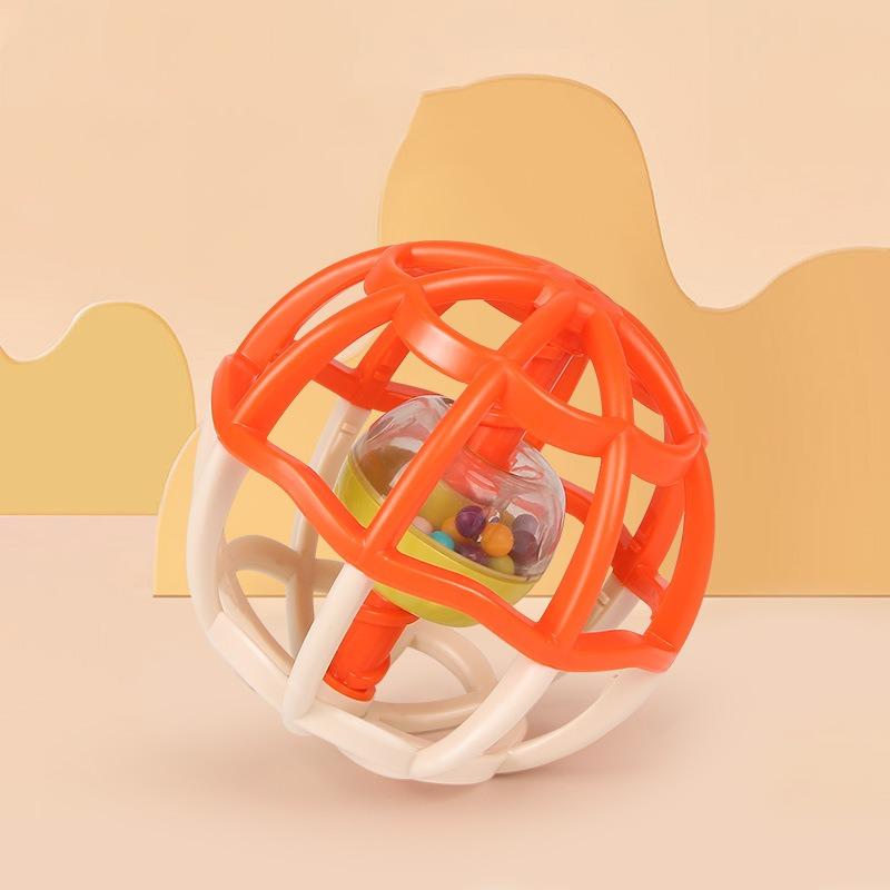 Baby Hand Grasp Ball Infant Puzzle Soft Glue Fitness Ball Kids Grasp Ability Training Color Cognition Parent-child Interaction