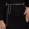 Rhinestone Waist Chain Metal Accessories Belt With Skirt Dress Waist Chain Decoration Thin Belt Tide