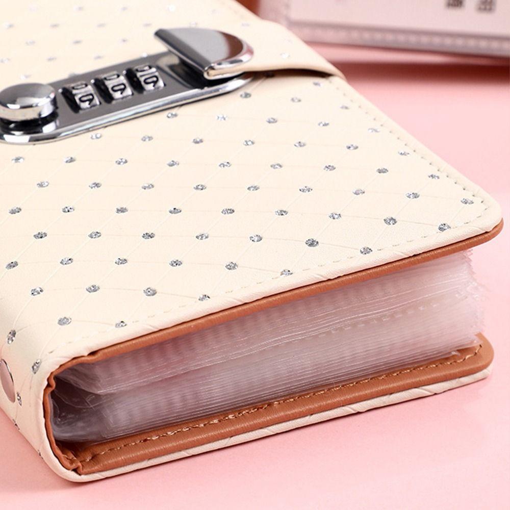 Password Lock Cash Budget Planner Pockets Saving Money Organizer Office Stationery Supplies