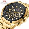 Quartz Wristwatches Fashion Men Watch Business Style Stainless Steel Strap Calendar Dial Quartz Movement Wrisrwatch