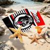 Custom Name Personalized North Sydney Bears Print Beach Towel, for Trip Camping Beach Party Home Decor, Birthday Gift for Family & Friends