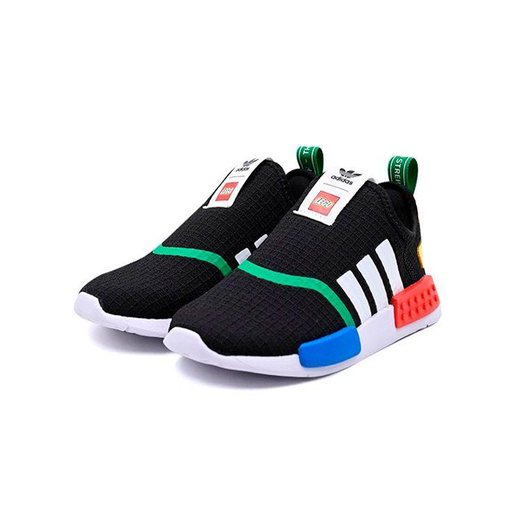 LEGO x adidas NMD 360 I Черные Мульти Детские Кроссовки Основной Черный Облачно-Белый GX3329