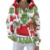 Christmas Hoodies For Women Funny Cute Printed Holiday Sweatshirt Winter Oversized Pullover Tops