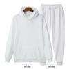 Solid Color Hoodie Two Pieces Set Hooded Sweatshirt Women's Hoodie Autumn Men's Hoodie + Pants Sets