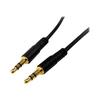 Câble audio Slim 3.5mm Stéréo - STARTECH.COM - 1.8m - Noir - 28 AWG