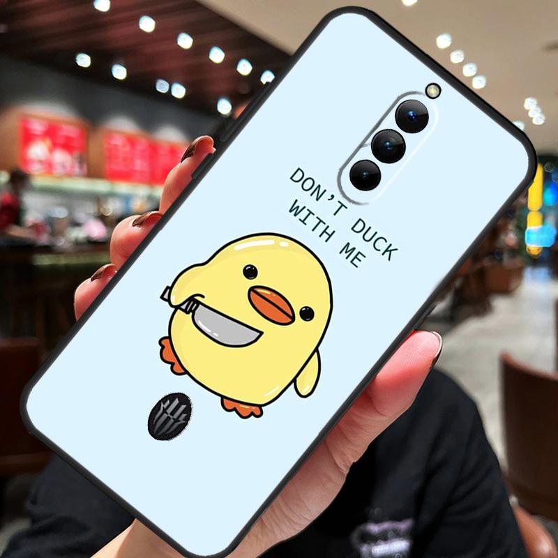 Cartoon Duck Knife Case For ZTE Nubia Red Magic 11 10 8 9 8S 9S 10S Pro Plus 10 Air 5G 6R 6 7 6S 7S Pro Cover