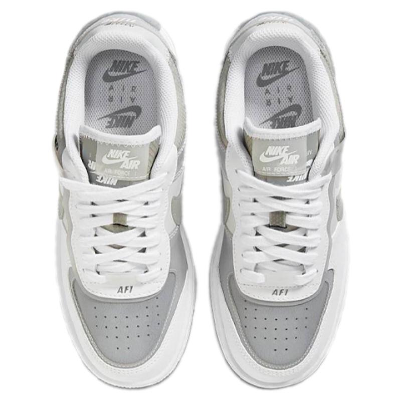 Nike Женские кроссовки Air Force 1 Low Shadow Бело-серые CK6561-100