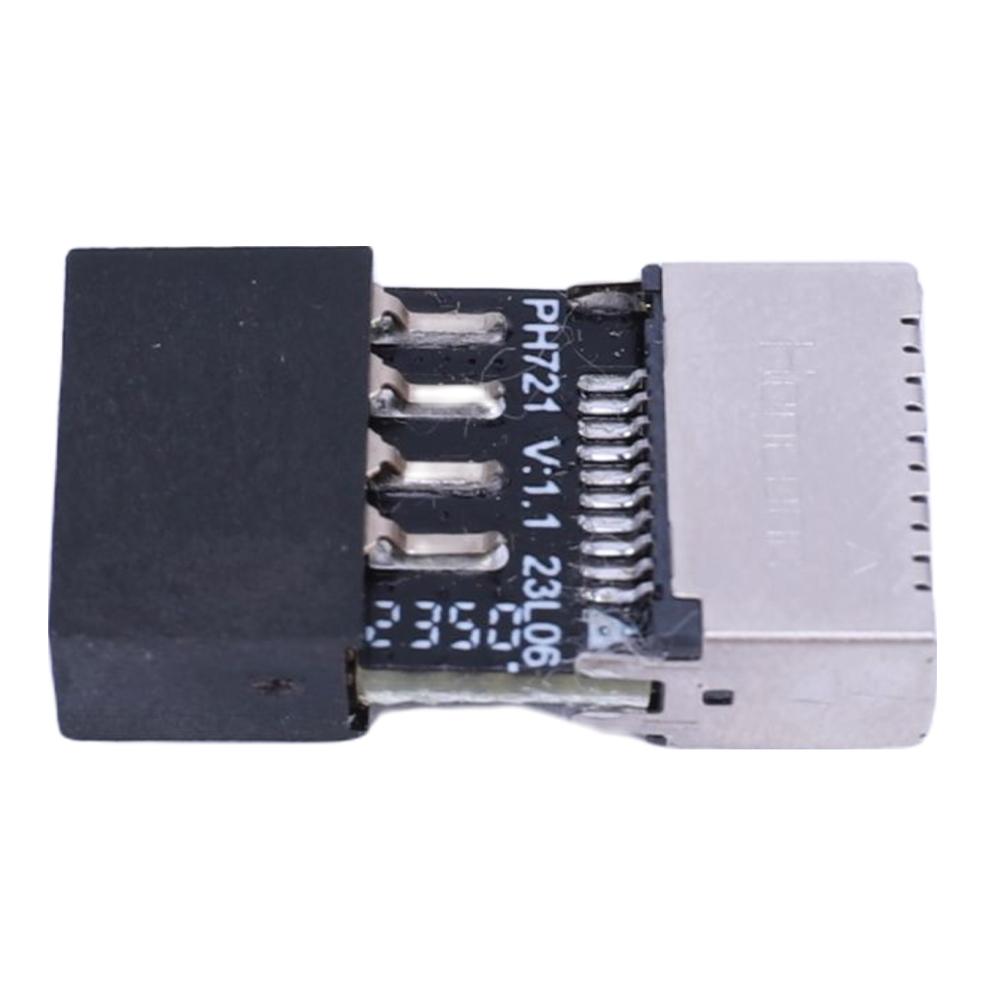 TYPE-C Socket 9-Pin USB 2.0 Extender Card Plug & Play USB2.0 TYPE-E Header Extender Card for OS/Windows Linux