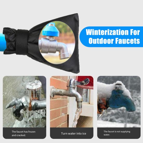 Yousheng Winter Outdoor Faucet Cover Outside Freeze Protection Faucet Cover Waterproof Insulated Spigot Cover for Garden Yard Hose Bib