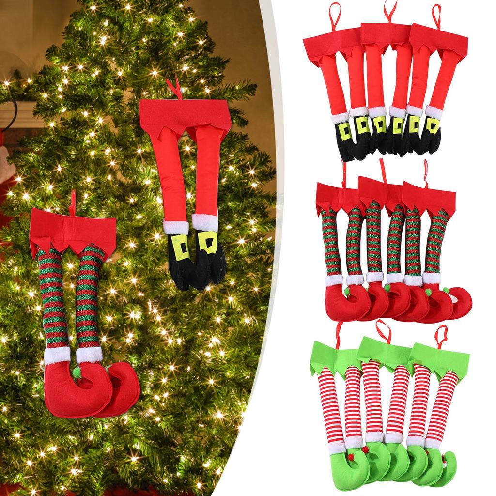 Christmas Cute Legs Props Doll Ornaments Christmas Tree Hanging Decorations Ornaments New Christmas Decorations