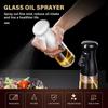 Oil Sprayer Glass Oil Spray Bottle 200ML Mist Sprayer Non Clogging for Olive Oil Water Soy Sauce