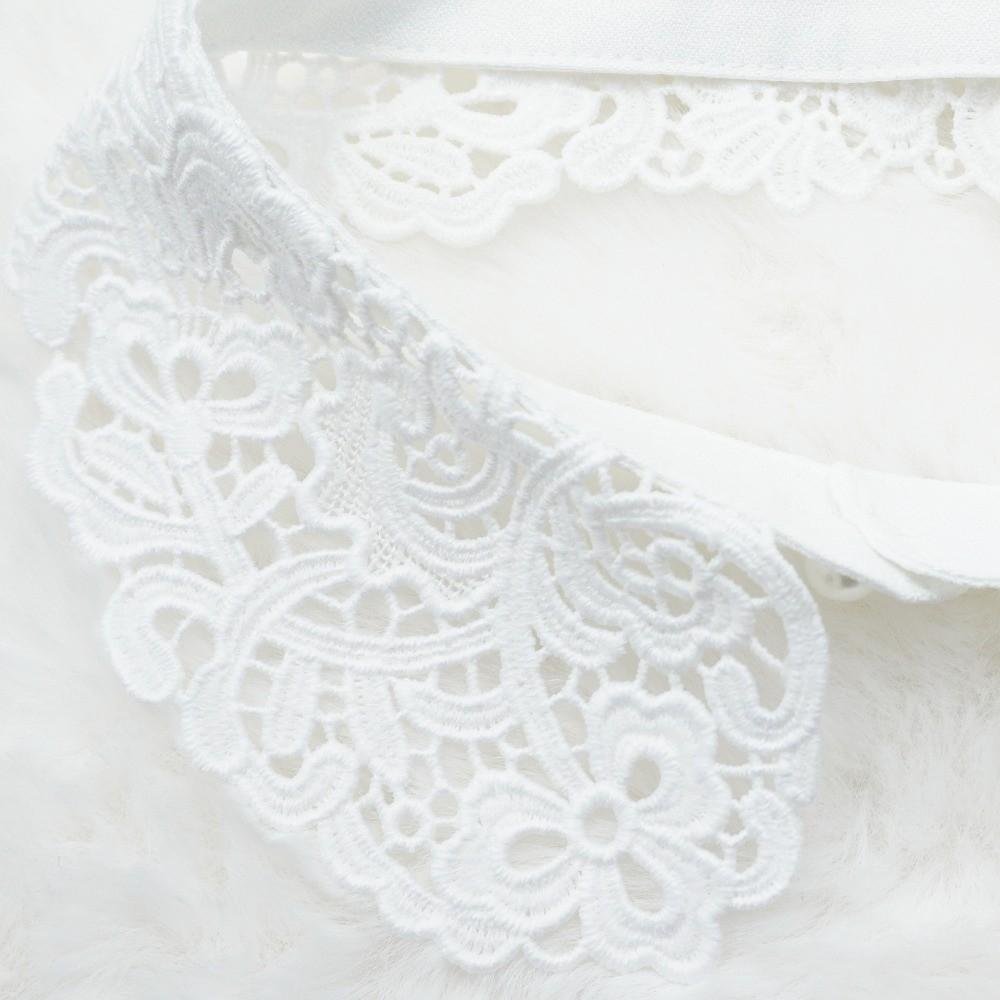 Lace Floral False Collar Black Decoration Collar Fashion Clothes Trim