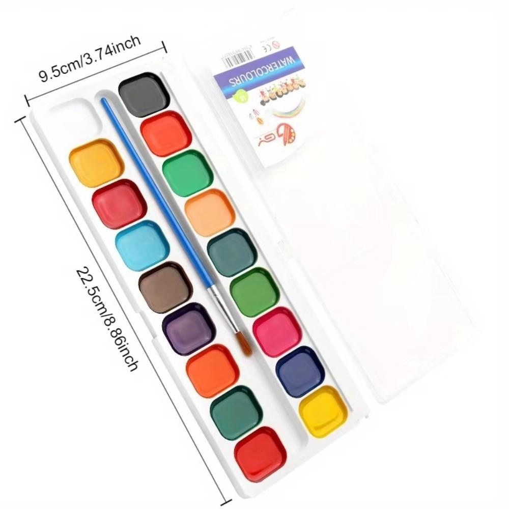 Hand-painted Children's Painting Watercolor Set Solid Watercolor Paints Stationery Accessories