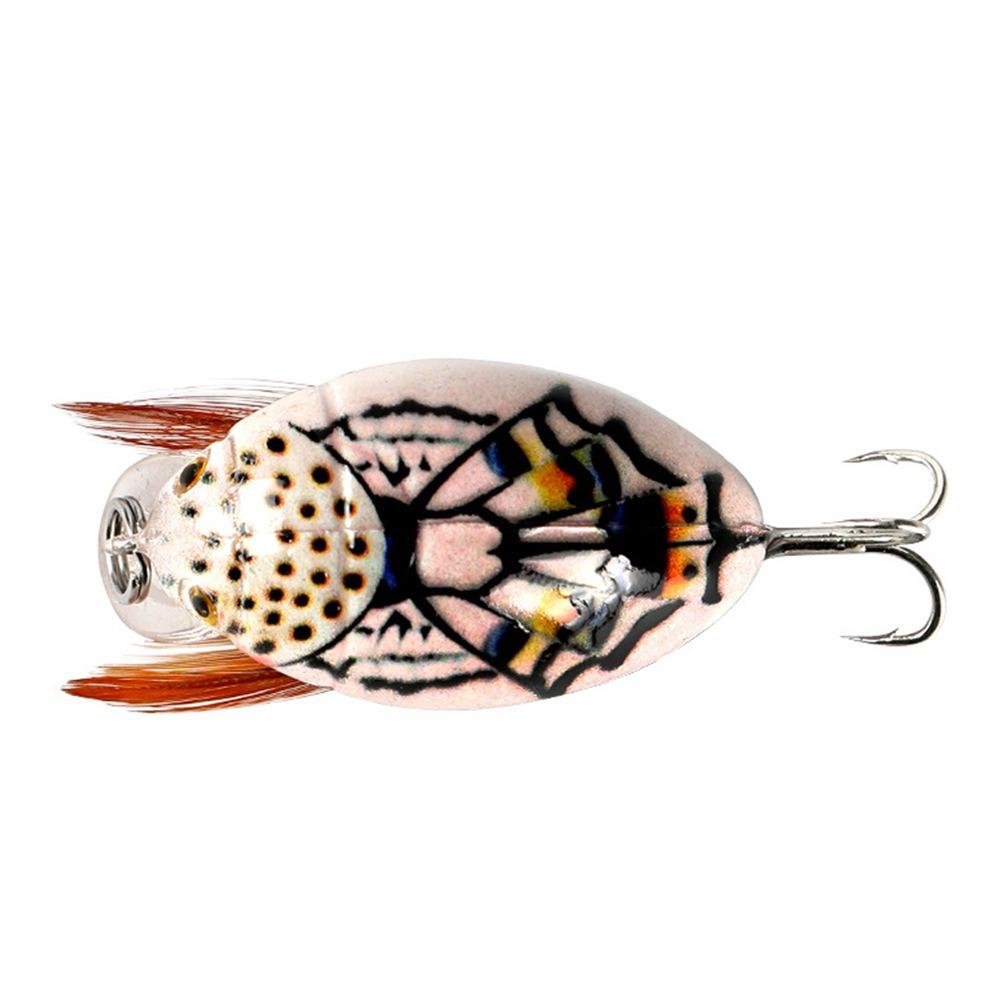 1Pcs Crank Floating Wobblers Insect Bug Lure 4cm/3.8g Hard Bait  Sea Beetle Bass Carp