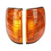 Amber Corner Parking Light Housing, Easy Installation, ABS Material, Replacement for Mercedes Benz E-Class W124 1985-1995