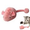 Интерактивная игрушка для кошек-мышь, электрическая пищащая плюшевая мышь, имитирующая мышь, с ночной флуоресценцией для домашних кошек, для самостоятельного развлечения