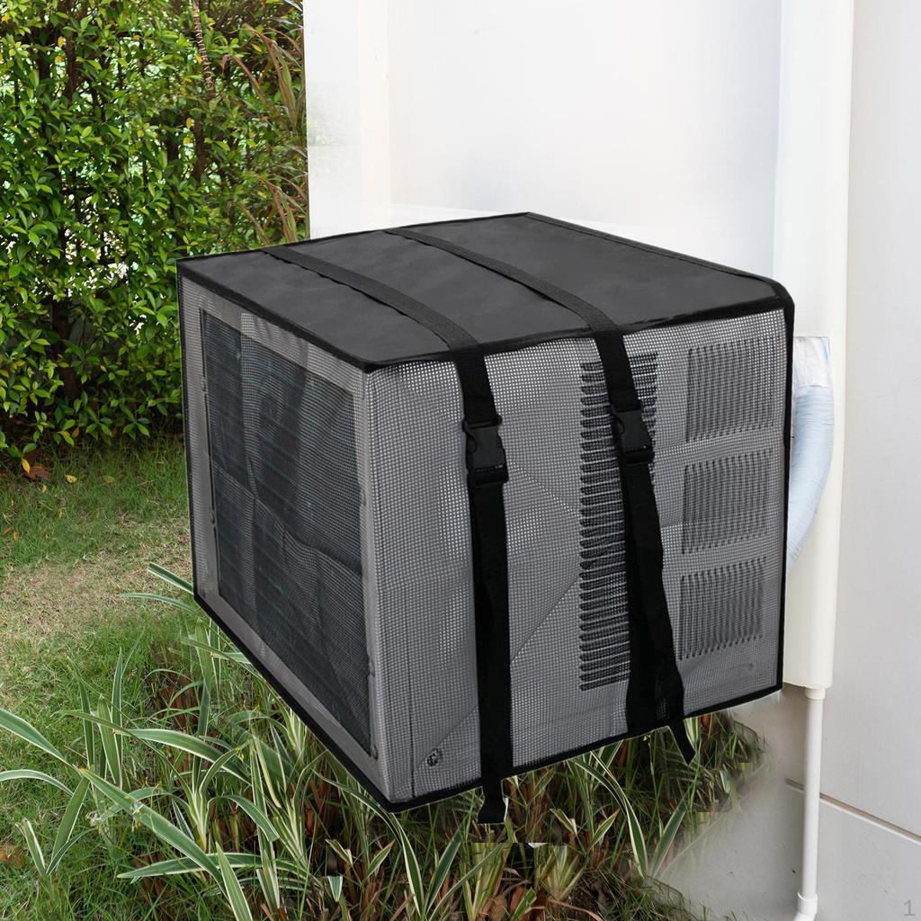 Защитный чехол для кондиционера, легкий, с регулируемыми ремнями, сетчатый, кондиционер