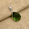 Gorgeous Peridot Gemstone Handmade 925 Solid Sterling Silver Jewelry Pendant For Women