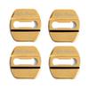 SYENG1 4Pcs Car Door Lock Protective Cover Sticker for Alfa Romeo Logo Sportiva Giulia Giulietta 159 156 MITO Stelvio 147 Accessories