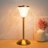 LED Crystal Table Lamp Bedroom Study Room Rechargeable Night Lamp Bar Hotel Restaurant Decorative