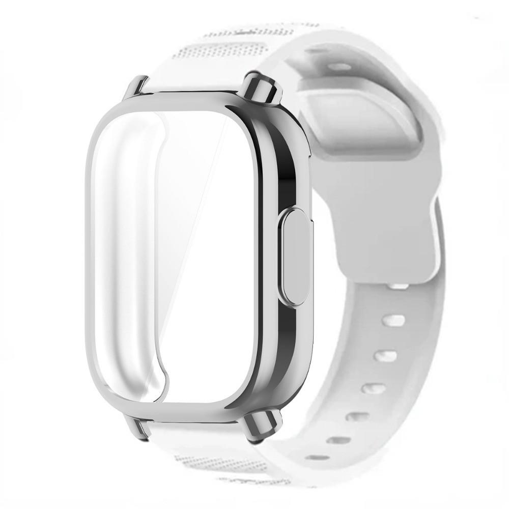 Дышащий силиконовый ремешок+ТПУ защитная пленка для экрана для Redmi Watch 5 Active Band Мягкий чехол для Redmi Watch 5 Lite Спортивный ремешок Correa