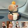 Beginner Crochet Stuffed Animal Kit Handmade with Crochet Hooks Capybara DIY Crochet Kit DIY Set Non-Finished Product