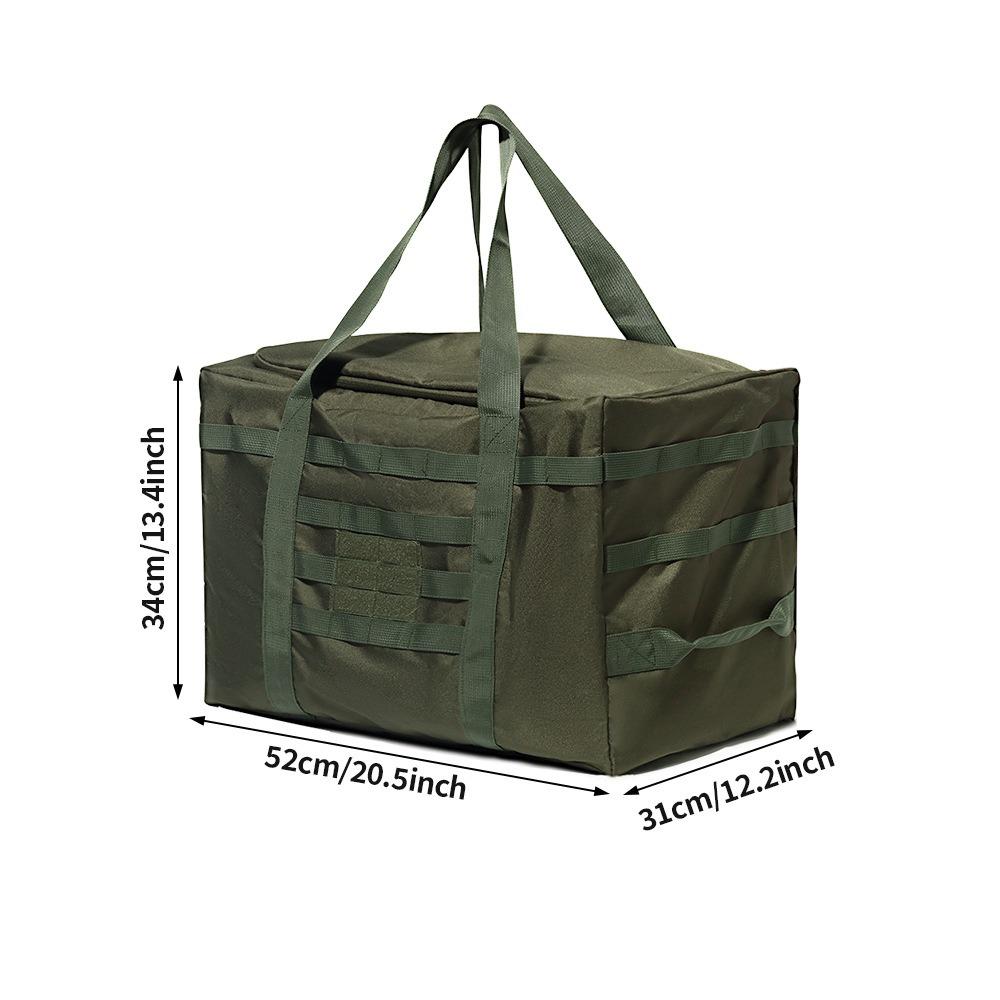 Oxford Fabric Large Capacity Bag Thickened Waterproof Duffel Bag Durable Utility Tote Bag  Camping