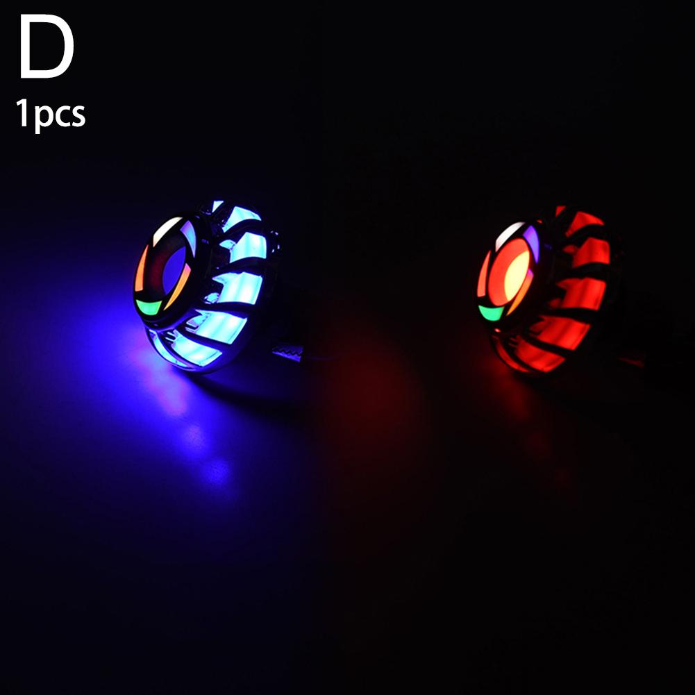 Светодиодный фонарь для мотоцикла RGB Angel Eye, мигающий тормозной фонарь: Универсальное оборудование для мотоциклов с контрольной лампой Аксессуары для мотоциклов