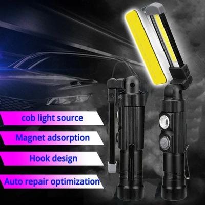 Портативная складная USB-зарядка COB Аварийная лампа USB-зарядка 360° Магнитная точка Портативный светодиодный рабочий свет Технология COB