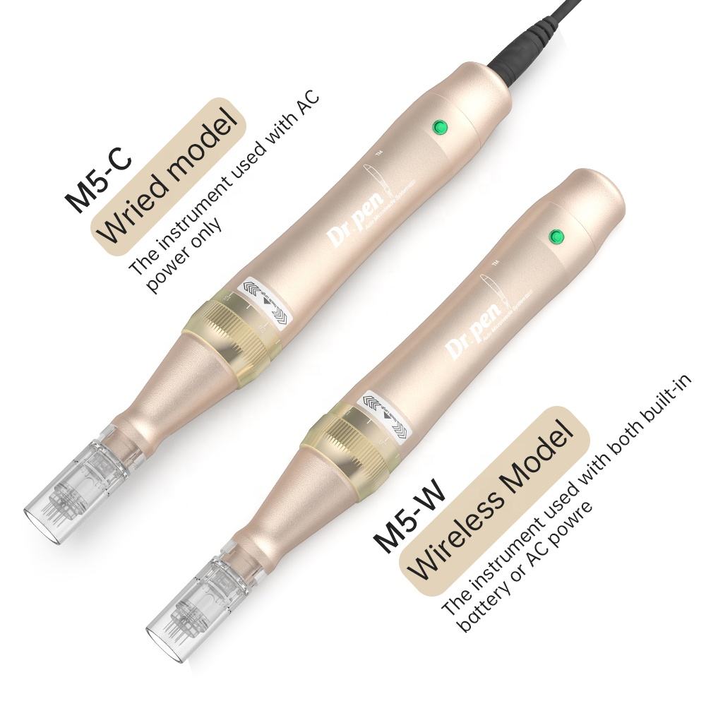 Dr.Pen Ultima M5C Проводная ручка для микроигл против морщин, удаления шрамов, прыщей, дермы, микроигла MTS, устройство для ухода за кожей, косметическое устройство