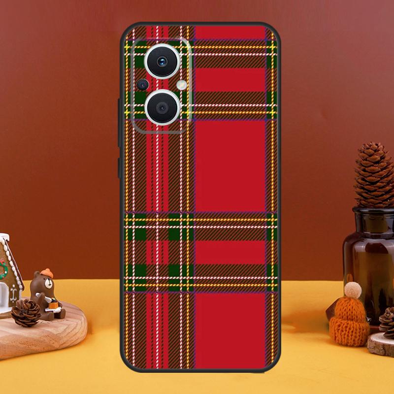 Чехол с узором в клетку тартана клана Стюарт для OPPO Reno 10 Pro 11 F 4 6 7 8 5 Lite 4Z 5Z 8T OPPO Find X6 Pro X5 X2 X3 Lite
