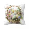 Наволочка на подушку 'Пасхальное яйцо' Раскраска Мягкая наволочка Чехол для подушки Ретро Графические наволочки Для свадебной вечеринки Домашний декор