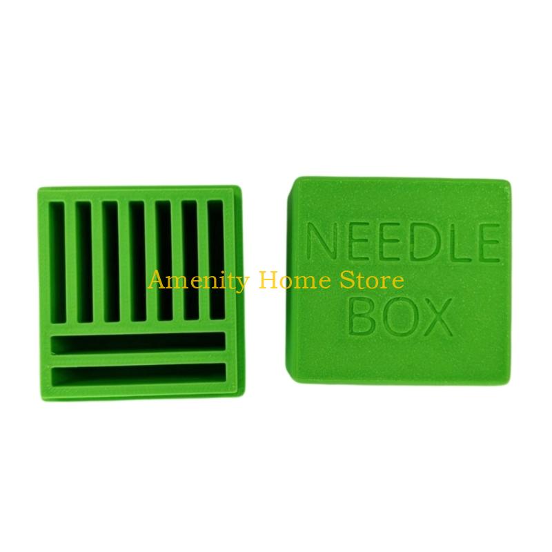 F26C Sewing Needle Box Portable Designs with Safety Feature for Craft